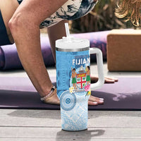 Fiji Day Tumbler With Handle Proud To Be Fijian