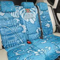 Fiji Spring Break Back Car Seat Cover Fijian Tapa Pattern Blue
