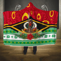 Vanuatu Christmas Hooded Blanket Santa God Yumi LT05 One Size Red - Polynesian Pride