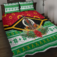 Vanuatu Christmas Quilt Bed Set Santa God Yumi LT05 - Polynesian Pride