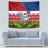 Samoa Christmas Tapestry Santas Whale Manuia Le Kerisimasi LT05 - Polynesian Pride