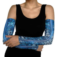 Hawaii Makahiki Turtle Arm Sleeves Galaxy Tapa Pattern - Polynesian Pride