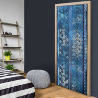 Hawaii Makahiki Turtle Door Cover Galaxy Tapa Pattern - Polynesian Pride