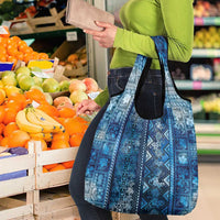 Hawaii Makahiki Turtle Grocery Bag Galaxy Tapa Pattern - Polynesian Pride