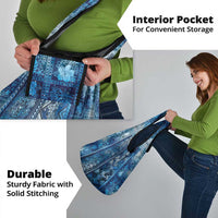 Hawaii Makahiki Turtle Grocery Bag Galaxy Tapa Pattern - Polynesian Pride