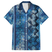 Hawaii Makahiki Turtle Hawaiian Shirt Galaxy Tapa Pattern - Polynesian Pride