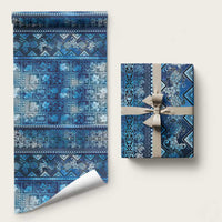 Hawaii Makahiki Turtle Wrapping Paper Galaxy Tapa Pattern - Polynesian Pride