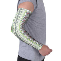 Hawaii Makahiki Turtle Arm Sleeves Green Tapa Pattern - Polynesian Pride