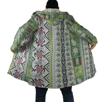 Hawaii Makahiki Turtle Cloak Green Tapa Pattern - Polynesian Pride