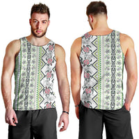 Hawaii Makahiki Turtle Men Tank Top Green Tapa Pattern LT05 - Polynesian Pride
