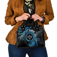 Kosrae Constitution Day Shoulder Handbag Ocean Floral Pattern LT05 - Polynesian Pride