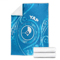 FSM Yap Blanket Ocean Floral Pattern