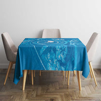 FSM Yap Tablecloth Ocean Floral Pattern