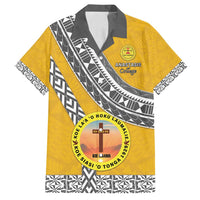 Personalised Anastasis College Family Matching Long Sleeve Bodycon Dress and Hawaiian Shirt Tonga Unique Style - Polynesian Pride