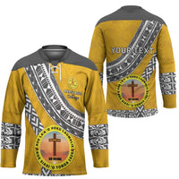 Personalised Anastasis College Hockey Jersey Tonga Unique Style - Polynesian Pride