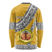 Personalised Anastasis College Long Sleeve Shirt Tonga Unique Style - Polynesian Pride