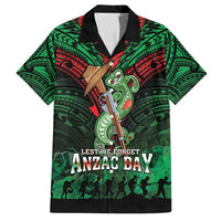 New Zealand ANZAC Day Family Matching Off Shoulder Maxi Dress and Hawaiian Shirt Aotearoa Hei Tiki