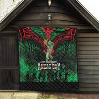 New Zealand ANZAC Day Quilt Aotearoa Hei Tiki