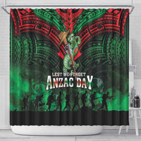New Zealand ANZAC Day Shower Curtain Aotearoa Hei Tiki LT05 - Polynesian Pride