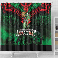 New Zealand ANZAC Day Shower Curtain Aotearoa Hei Tiki LT05 - Polynesian Pride