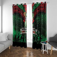 New Zealand ANZAC Day Window Curtain Aotearoa Hei Tiki