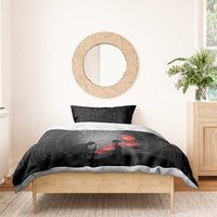 Cook Islands ANZAC Day Bedding Set Soldier Silhouette Remembrance LT05 - Polynesian Pride