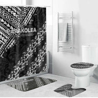 Hawaii Papakolea Born And Raised Bathroom Set Hawaiian Tribal Pattern