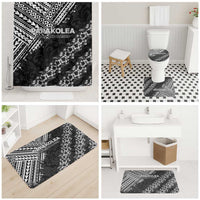 Hawaii Papakolea Born And Raised Bathroom Set Hawaiian Tribal Pattern