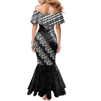 Hawaii Papakolea Born And Raised Family Matching Mermaid Dress and Hawaiian Shirt Hawaiian Tribal Pattern