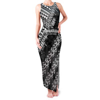 Hawaii Papakolea Born And Raised Family Matching Tank Maxi Dress and Hawaiian Shirt Hawaiian Tribal Pattern