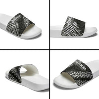 Hawaii Papakolea Born And Raised Slide Sandals Hawaiian Tribal Pattern LT05 - Polynesian Pride