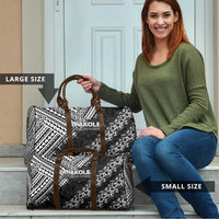 Hawaii Papakolea Born And Raised Travel Bag Hawaiian Tribal Pattern