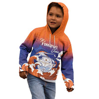 Marshall Islands Fishermen's Day Kid Hoodie It's Fishing Time LT05 - Polynesian Pride