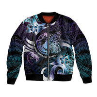 Personalised Polynesia Suicide Prevention Awareness Bomber Jacket No Story Should End Too Soon
