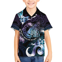 Personalised Polynesia Suicide Prevention Awareness Family Matching Tank Maxi Dress and Hawaiian Shirt No Story Should End Too Soon