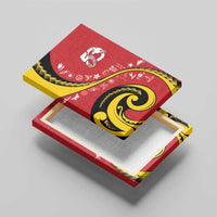 Papua New Guinea 50th Independence Anniversary Canvas Wall Art Special Style Red Version - Polynesian Pride