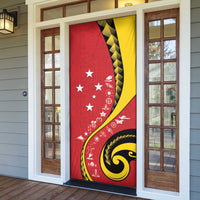 Papua New Guinea 50th Independence Anniversary Door Cover Special Style Red Version LT05 - Polynesian Pride