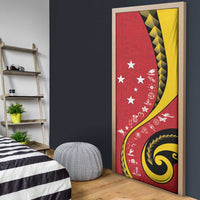 Papua New Guinea 50th Independence Anniversary Door Cover Special Style Red Version LT05 - Polynesian Pride
