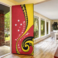 Papua New Guinea 50th Independence Anniversary Door Cover Special Style Red Version LT05 - Polynesian Pride