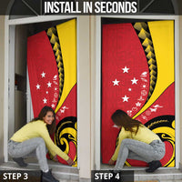 Papua New Guinea 50th Independence Anniversary Door Cover Special Style Red Version LT05 - Polynesian Pride