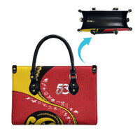 Papua New Guinea 50th Independence Anniversary Leather Bag Special Style Red Version - Polynesian Pride