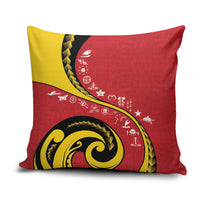 Papua New Guinea 50th Independence Anniversary Pillow Cover Special Style Red Version LT05 Red - Polynesian Pride