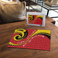 Papua New Guinea 50th Independence Anniversary Puzzle Special Style Red Version LT05 - Polynesian Pride