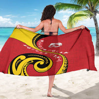 Papua New Guinea Independence Sarong Special Style Red Version LT05 - Polynesian Pride