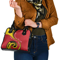 Papua New Guinea Independence Shoulder Handbag Special Style Red Version LT05 - Polynesian Pride