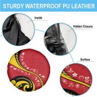 Papua New Guinea Independence Spare Tire Cover Special Style Red Version LT05 - Polynesian Pride