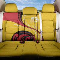 Papua New Guinea 50th Independence Anniversary Back Car Seat Cover Special Style Yellow Version - Polynesian Pride