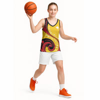 Papua New Guinea 50th Independence Anniversary Basketball Jersey Special Style Yellow Version LT05 - Polynesian Pride