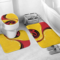 Papua New Guinea Independence Bathroom Set Special Style Yellow Version LT05 Mat Set Only (3 pcs) One Size Yellow - Polynesian Pride