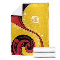 Papua New Guinea Independence Blanket Special Style Yellow Version LT05 - Polynesian Pride